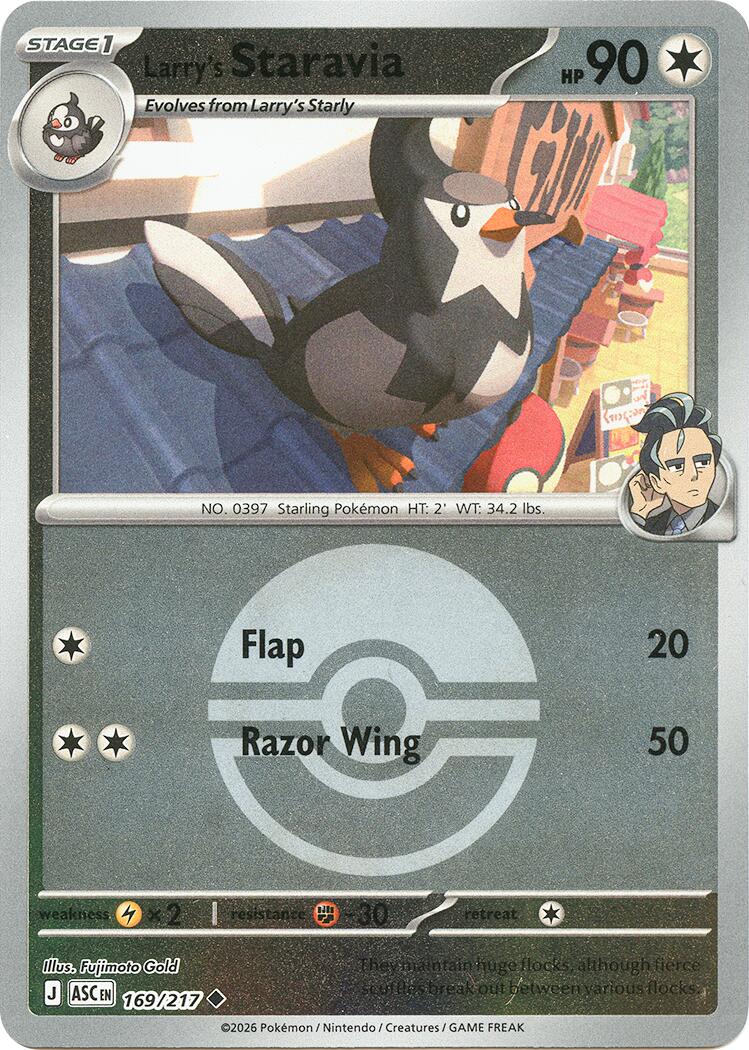 Larry's Staravia (169/217) (Poke Ball) [Mega Evolution: Ascended Heroes]