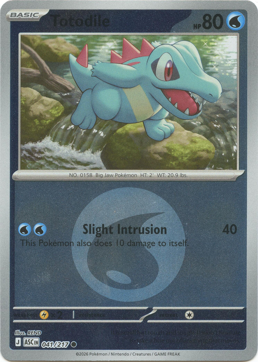 Totodile (041/217) (Energy Symbol Pattern) [Mega Evolution: Ascended Heroes]