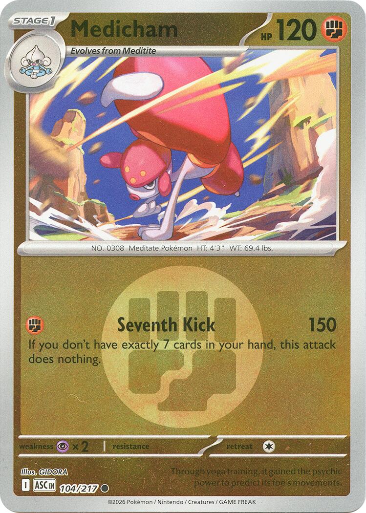 Medicham (104/217) (Energy Symbol Pattern) [Mega Evolution: Ascended Heroes]