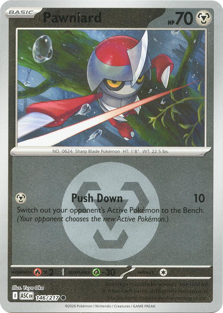 Pawniard (146/217) (Energy Symbol Pattern) [Mega Evolution: Ascended Heroes]
