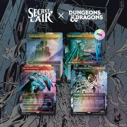 Secret Lair Drop: Secret Lair x Dungeons & Dragons: Strahd’s Descent - Foil Edition