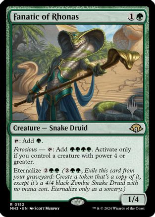 Fanatic of Rhonas [Lorwyn Eclipsed Promos]