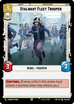 Stalwart Fleet Trooper (254/264) (254/264) [A Lawless Time]