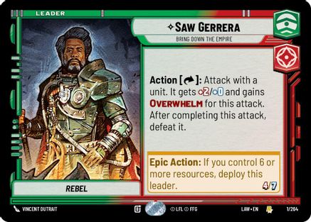 Saw Gerrera - Bring Down the Empire (1/264) (1/264) [A Lawless Time]
