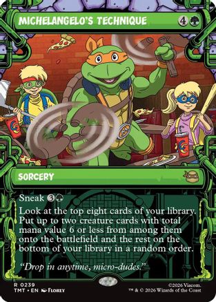 Michelangelo's Technique (Showcase) [Teenage Mutant Ninja Turtles]