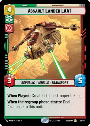 Assault Lander LAAT (23/84) (23/84) [Twin Suns]