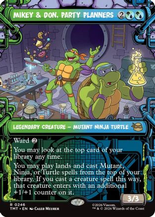 Mikey & Don, Party Planners (Showcase) [Teenage Mutant Ninja Turtles]