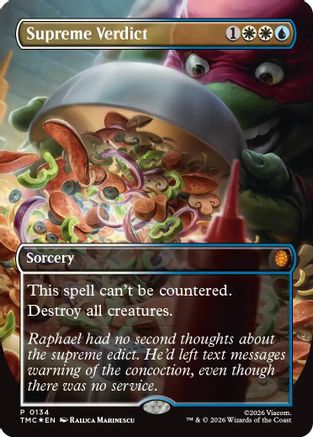 Supreme Verdict (Borderless) [Teenage Mutant Ninja Turtles Promos]