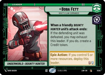 Boba Fett - Krayt's Claw Commander (7/264) (7/264) [A Lawless Time]