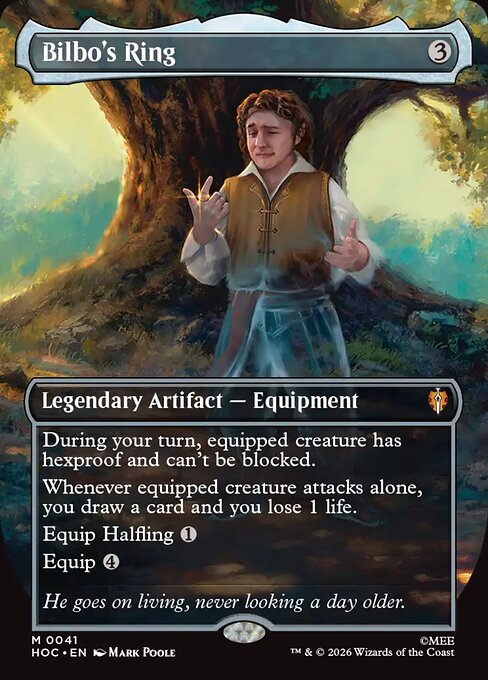 Bilbo's Ring (Borderless) (HOC 41) [The Hobbit Eternal]