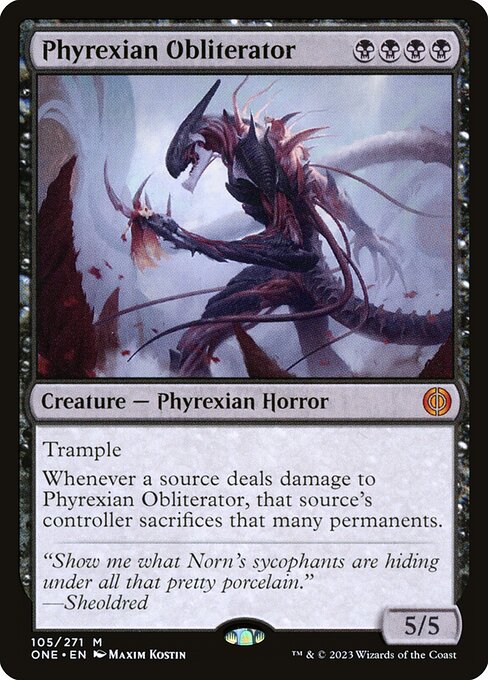 Phyrexian Obliterator (ONE 105) [Phyrexia: All Will Be One]