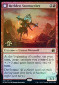 Reckless Stormseeker // Storm-Charged Slasher [Innistrad: Midnight Hunt Prerelease Promos]