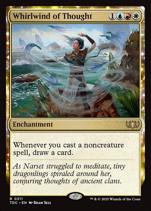 Whirlwind of Thought (TDC 311) [Tarkir: Dragonstorm Commander]