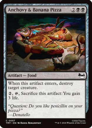 Anchovy & Banana Pizza [Teenage Mutant Ninja Turtles]