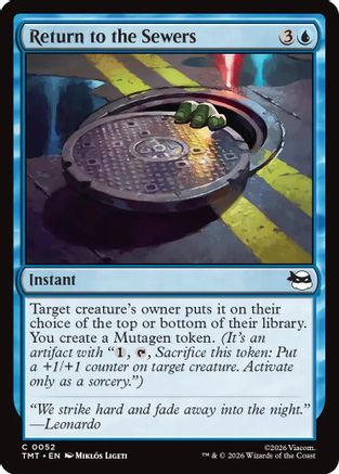 Return to the Sewers [Teenage Mutant Ninja Turtles]