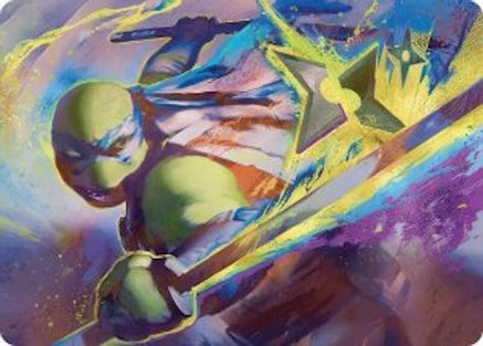 Leonardo's Technique Art Card [Teenage Mutant Ninja Turtles Art Series]