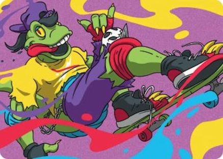 Mondo Gecko Art Card [Teenage Mutant Ninja Turtles Art Series]
