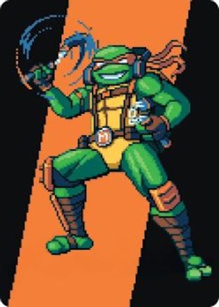 Michelangelo, the Heart Art Card [Teenage Mutant Ninja Turtles Art Series]