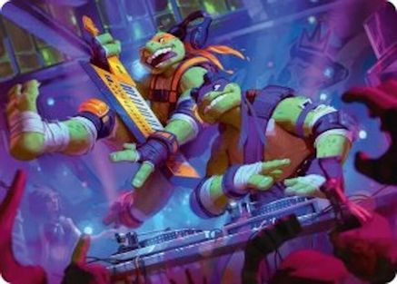 Mikey & Don, Party Planners Art Card [Teenage Mutant Ninja Turtles Art Series]