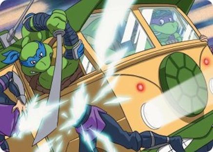 Don & Leo, Problem Solvers Art Card [Teenage Mutant Ninja Turtles Art Series]