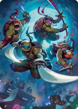 Heroes in a Half Shell Art Card [Teenage Mutant Ninja Turtles Art Series]