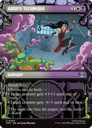 Karai's Technique (Showcase) [Teenage Mutant Ninja Turtles]