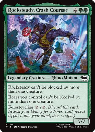 Rocksteady, Crash Courser [Teenage Mutant Ninja Turtles]