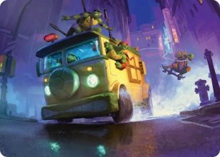 Turtle Van Art Card [Teenage Mutant Ninja Turtles Art Series]