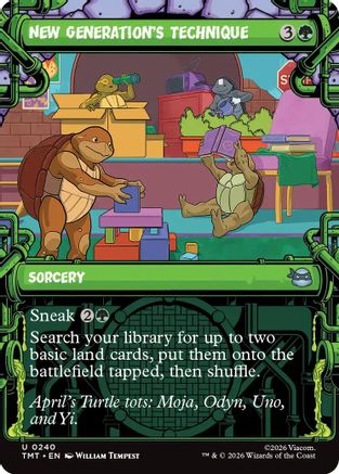 New Generation's Technique (Showcase) [Teenage Mutant Ninja Turtles]