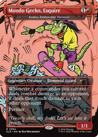 Mondo Gecko, Esquire - Kediss, Emberclaw Familiar [Secret Lair Drop Series]