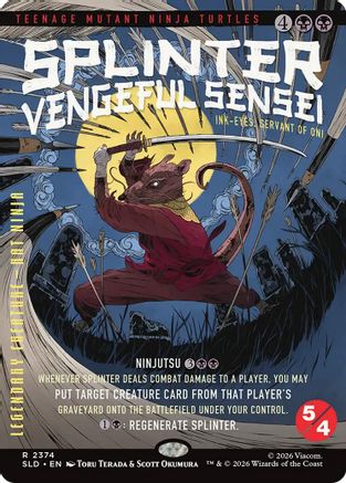 Splinter, Vengeful Sensei - Ink-Eyes, Servant of Oni [Secret Lair Drop Series]