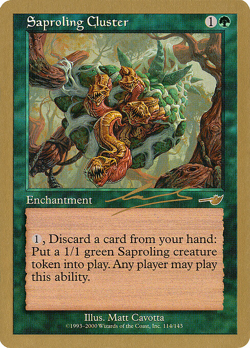 Saproling Cluster (WC00 nl114) [World Championship Decks 2000]