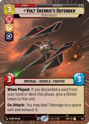 Vult Skerris's Defender - Secret Project (340) (Hyperspace) (340) [A Lawless Time]