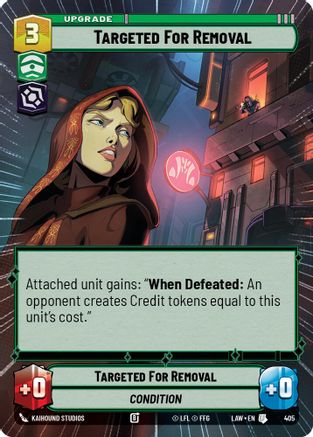 Targeted for Removal (405) (Hyperspace) (405) [A Lawless Time]