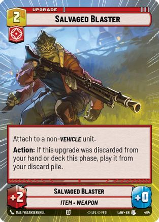 Salvaged Blaster (464) (Hyperspace) (464) [A Lawless Time]