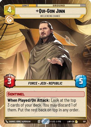 Qui-Gon Jinn - Influencing Chance (501) (Hyperspace) (501) [A Lawless Time]