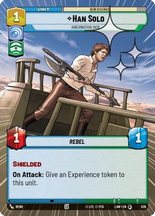 Han Solo - Hibernation Sick (539) (Hyperspace Foil) (539) [A Lawless Time]