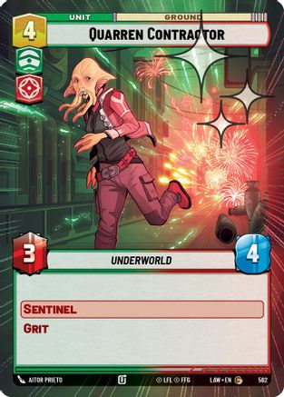 Quarren Contractor (562) (Hyperspace Foil) (562) [A Lawless Time]