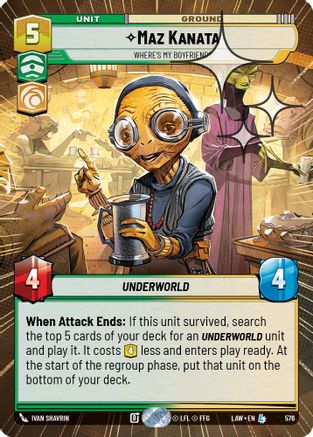 Maz Kanata - Where's My Boyfriend? (576) (Hyperspace Foil) (576) [A Lawless Time]