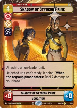 Shadow of Stygeon Prime (579) (Hyperspace Foil) (579) [A Lawless Time]