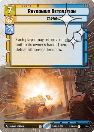 Rhydonium Detonation (598) (Hyperspace Foil) (598) [A Lawless Time]