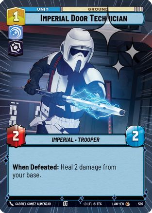 Imperial Door Technician (599) (Hyperspace Foil) (599) [A Lawless Time]