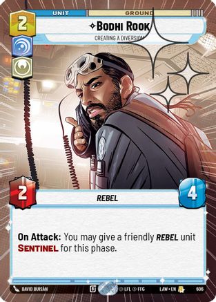 Bodhi Rook - Creating a Diversion (606) (Hyperspace Foil) (606) [A Lawless Time]