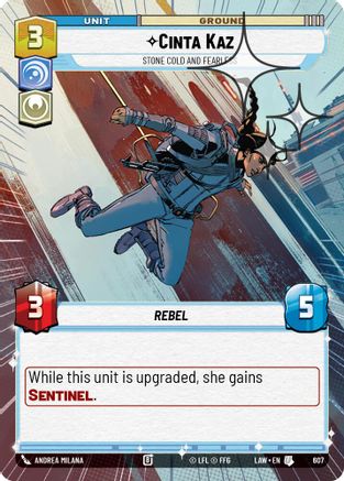 Cinta Kaz - Stone Cold and Fearless (607) (Hyperspace Foil) (607) [A Lawless Time]