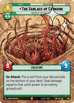 The Sarlacc of Carkoon - Horror of the Dune Sea (665) (Hyperspace Foil) (665) [A Lawless Time]
