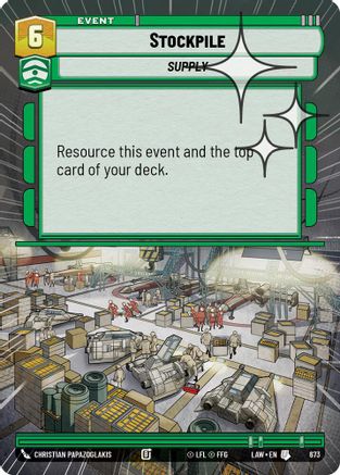 Stockpile (673) (Hyperspace Foil) (673) [A Lawless Time]