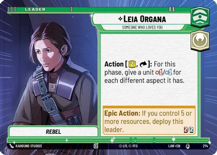 Leia Organa - Someone Who Loves You (Hyperspace) (274) (274) [A Lawless Time]