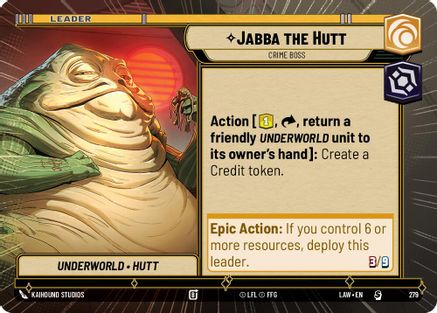 Jabba the Hutt - Crime Boss (Hyperspace) (279) (279) [A Lawless Time]