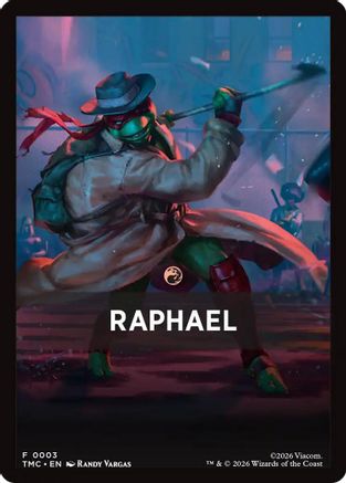 Raphael Theme Card [Teenage Mutant Ninja Turtles Commander Tokens]