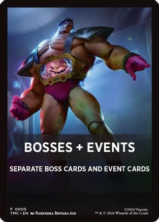 Bosses + Events [Teenage Mutant Ninja Turtles Commander Tokens]